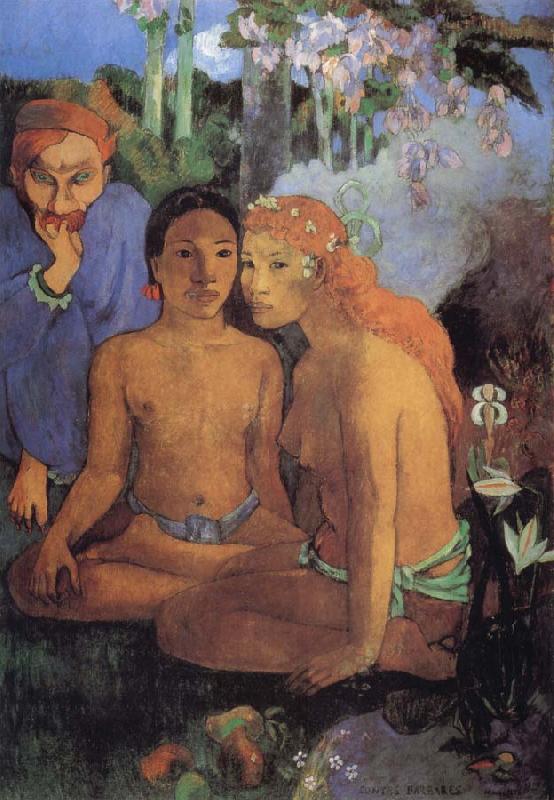 Paul Gauguin Contes barbares oil painting image